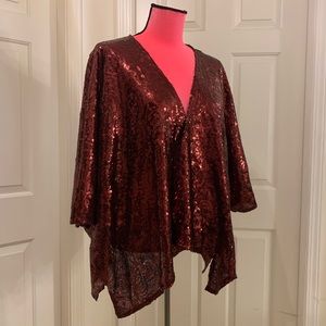 New Seductions sequined cardigan jacket/wrap/top